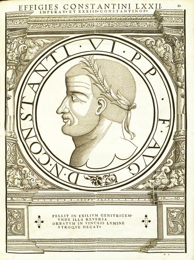 Constantinus VI, illustratie uit 